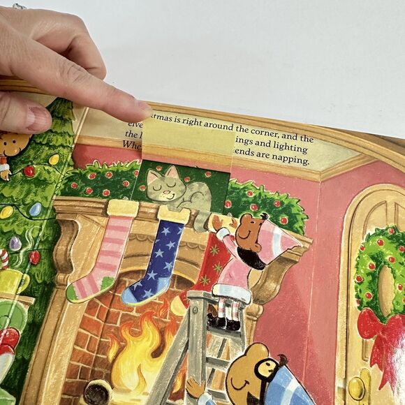 2/$6 The Christmas Elf Countdown Mike Wohnoutka Lift the Flap Board Book - Picture 5 of 12